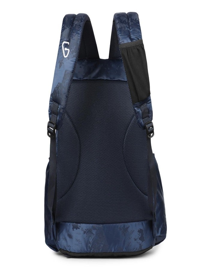 GREENLANDS Torpedo 1.0 - Navy | 35L Ergonomic Laptop Backpack | Lightweight Unisex Travel & Hiking Backpack with Multilevel Organizer for School, Office & Travel - Image 4