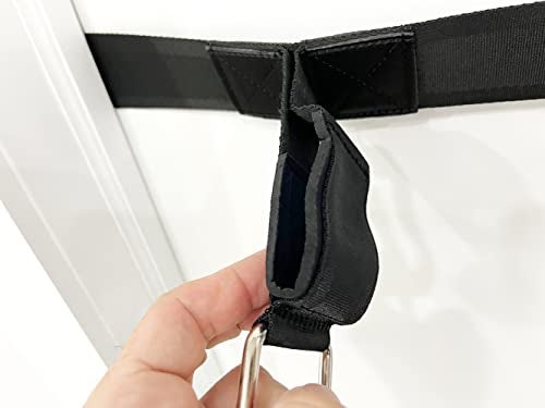 Bodylastics Upgraded Resistance Band Ultra Anchor Attachment -Heavy Duty Door Anchor for Exercise Bands -Strong Nylon Webbing, Neoprene Padding, D-Rings -Door Anchor System for Workout Bands w/Handles - Image 4