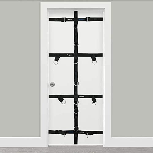 Bodylastics Upgraded Resistance Band Ultra Anchor Attachment -Heavy Duty Door Anchor for Exercise Bands -Strong Nylon Webbing, Neoprene Padding, D-Rings -Door Anchor System for Workout Bands w/Handles - Image 1