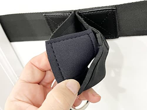 Bodylastics Upgraded Resistance Band Ultra Anchor Attachment -Heavy Duty Door Anchor for Exercise Bands -Strong Nylon Webbing, Neoprene Padding, D-Rings -Door Anchor System for Workout Bands w/Handles - Image 5