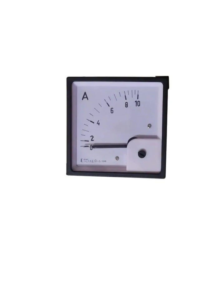AC Analogue Panel Ammeter 96x96 CT Type Secondary 1A ERI96 ESI96 - Image 1