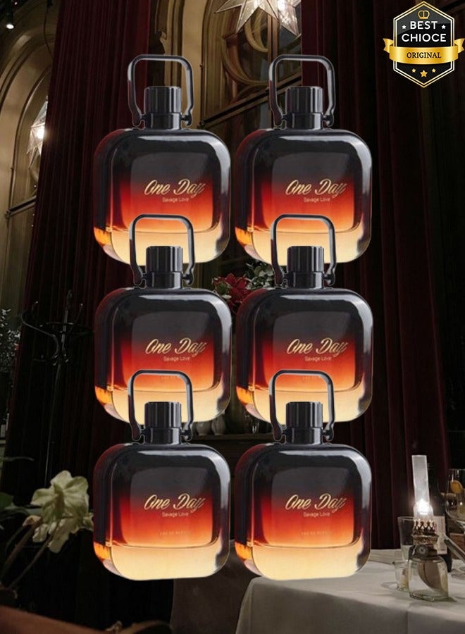 Reyane Tradition 6 Pieces One Day Savage Love Perfume For Men 100ml EDP - Image 1