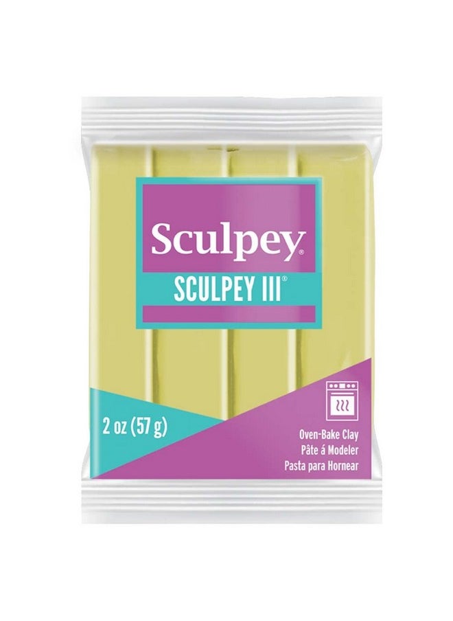 Sculpey - Iii Polymer Oven Bake Clay Glow In The Dark Non Toxic 2 Oz. Bar Great For Modeling Sculpting Holiday Diy Mixed Media And School Projects. Great For Kids & Beginners! - Image 1