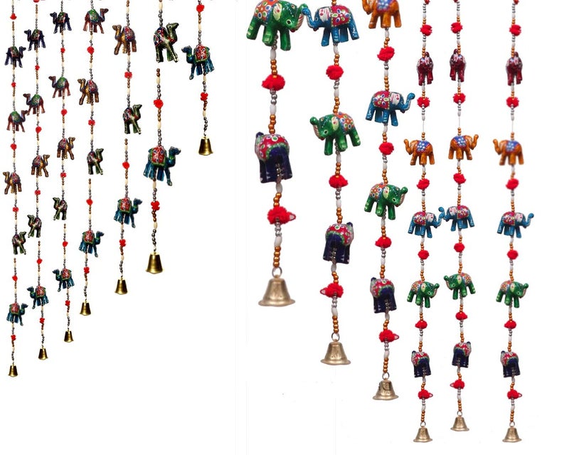 DreamKraft Paper Mache Door Hangings (96 Cm, Multicolor) - Image 1