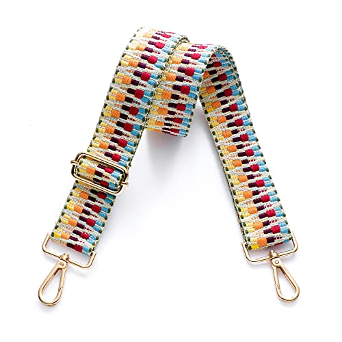 S-Jacorry Purse Strap Replacement Crossbody Wide Shoulder Strap Adjustable Canvas Straps Handbag Strap Replacement Belts - Image 1