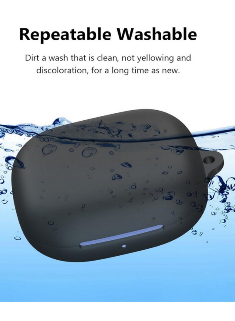 1PC Shockproof Silicone Case for Beats Powerbeats Pro 2 Full Protective Cover, Scratch Resistant, Secure Fit, Soft & Durable Headphone Accessory (Black) - Image 4