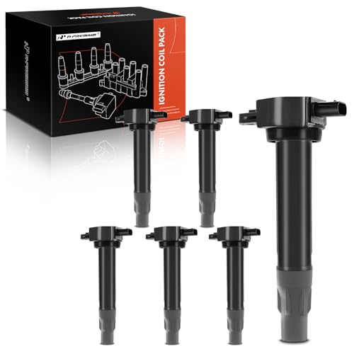 A-Premium Ignition Coils Set of 6 Compatible with Chrysler 300 Sebring 2006-2010 Dodge Journey 200-2010 Charger 2006-2010 V6 2.7L 3.5L - Image 1