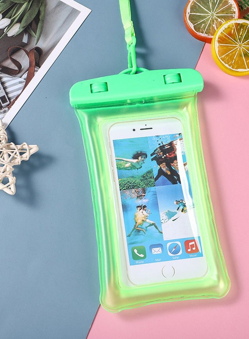QUTOOB Waterproof Phone Pouch with Lanyard, Dustproof Dry Bag, Floating Water Bag For Mobiles, Perfect For Swimming, Underwater Enjoyment, Beach, Pools, Keeps Your Mobile Safe and Floating - Image 3