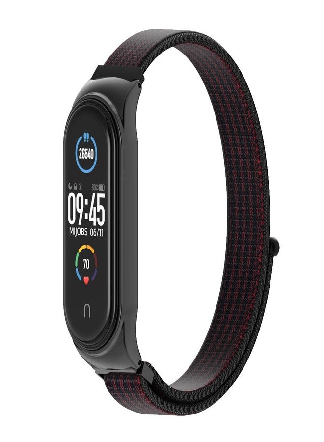 MIJOBS Strap for Amazfit Band 5 Nylon Replacement Strap Watch Wrist Band Smart Bracelet Accessories for Amazfit 5 Fit Band - Image 1