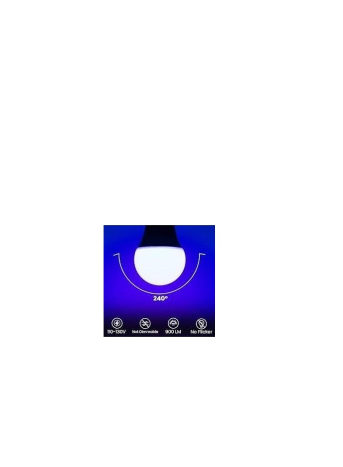 MySouq-Store 1Pcs-12Watt Bulb-Works At Night Only With an Automatic Motion Sensor for 50 Seconds It Turns Off When There Is No Movement, Suitable For lighting Stairs, Entrances,Garages-Worm (3pcs)) - Image 2