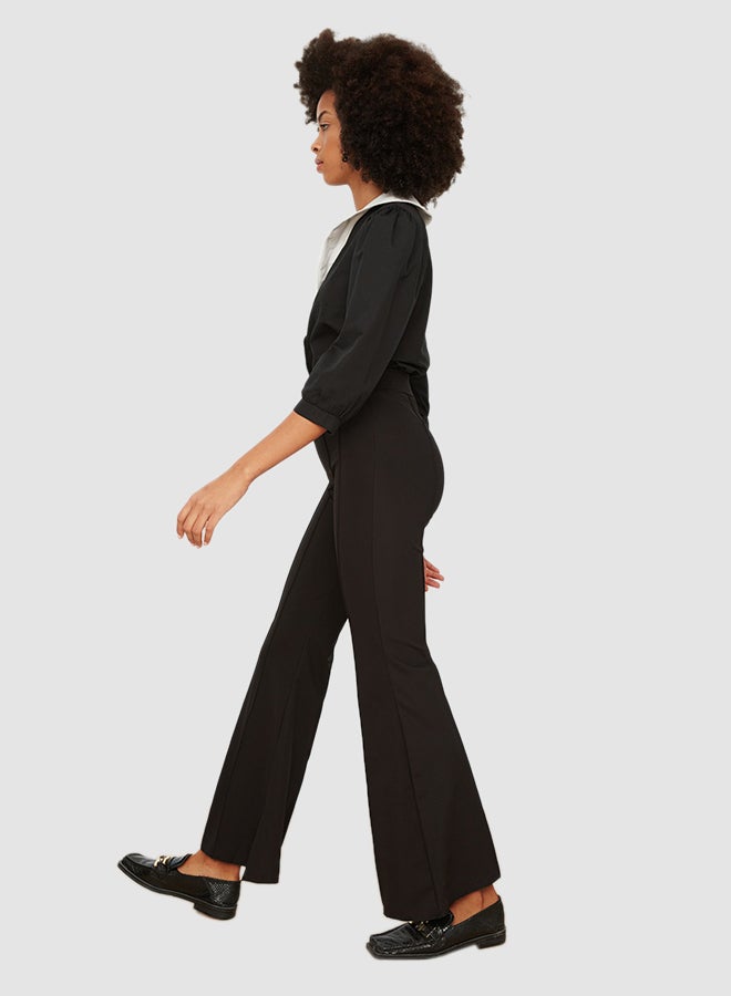 trendyol Split Hem Flared Pants - Image 3