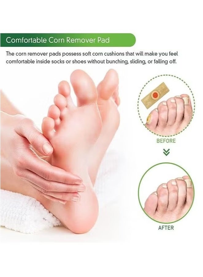 Sumifun 42 Pcs Foot Corn Removal Plaster,Natural Ingredients,Foot Care Expert,Calluses Plantar Treatment,Relief Pain From Calluses, Corns, Blisters, Heel Frictions  - Image 2