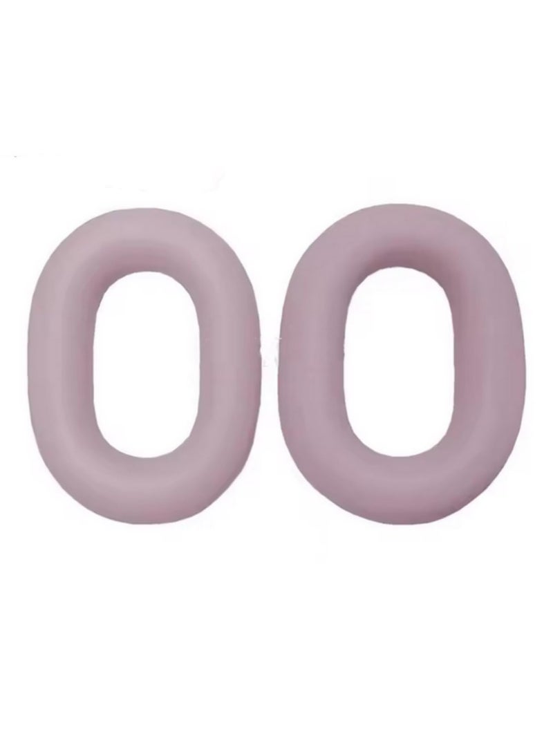 3PCS New Case For Sony WH-1000XM5 Headphone protective cases Washable silicone fall protection cover For Sony WH-1000XM5 Cover Rose Grey - Image 2