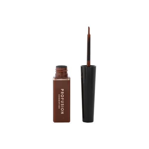 Profusion Cosmetics Everlasting Waterproof Liquid Eyeliner Achieve Bold Statement Eyes Effortlessly With this Essential Beauty Tool Long Lasting Black Liquid Eyeliner Brown