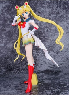 Generic Anime Sailor Moon Statue Model Action Figure Toy Collection Set Suitable for Car and Table Decoration 23.5cm  - Image 4