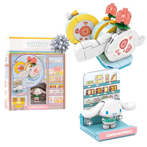 Hamee Sanrio Hello Kitty and Friends Konbini Cute Building Blocks Figure Set Birthday Gift Party Favor Gift Basket Filler Stress Relief Collectible Toy Sanrio Fan Relaxation Cinnamoroll - Image 1