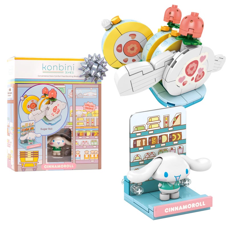 Hamee Sanrio Hello Kitty and Friends Konbini Cute Building Blocks Figure Set Birthday Gift Party Favor Gift Basket Filler Stress Relief Collectible Toy Sanrio Fan Relaxation Cinnamoroll - Image 3