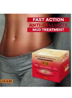 guam GUAM Anti Cellulite Seaweed Mud Infrared Body Wrap, FAST ACTION Hot Mud Body Mask with Tourmaline FIR, Skin Tightening Lipo Wrap for Cellulite Remover  - Image 2