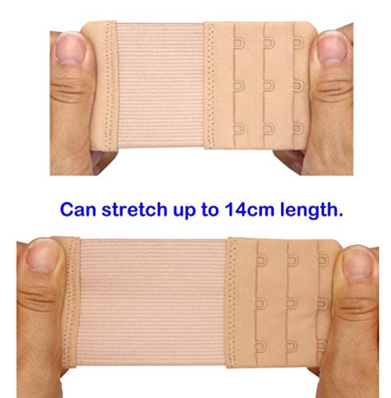 Bra Extender 3 Hook - Soft Non-Irritating Fabric Elastic Bra Strap Extender for Tight Bra Relief - Image 5