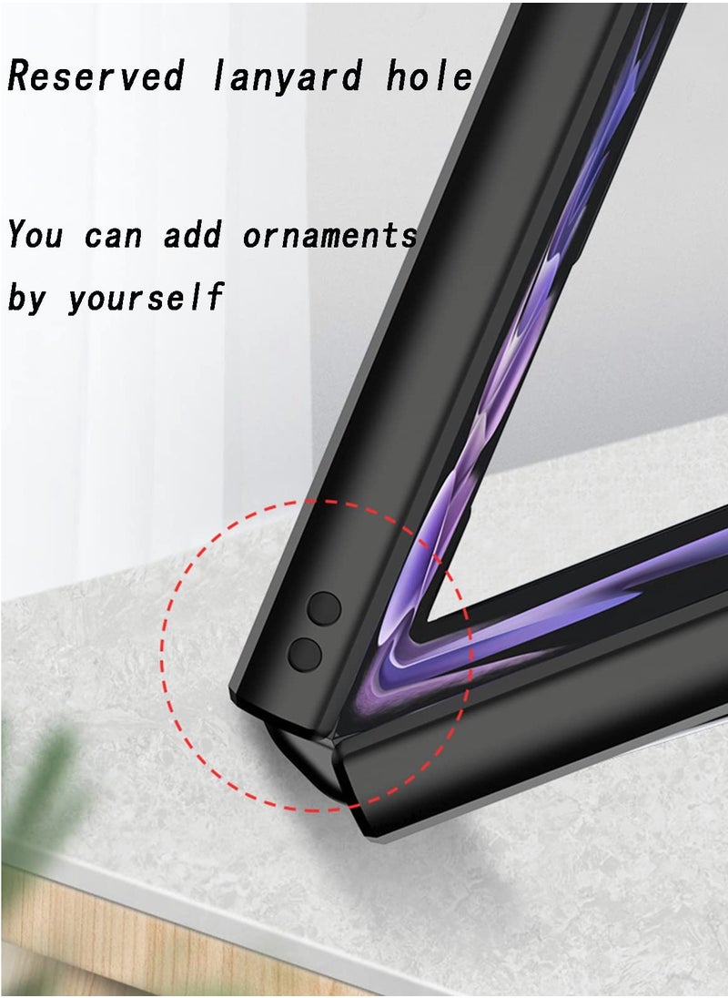 Excefore Case for Samsung Z Flip 3 Case, Built-in Kickstand Shockproof Fold 360 degrees Protection Cover  - Image 4