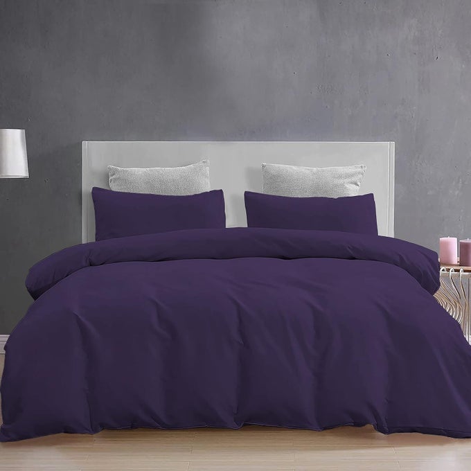 BRUSHED MICROFIBER SINGLE BED DUVET COVER SETCOMFORTER COVERRAJAI COVERBLANKET COVER 60X90 INCH QUILT COVER SINGLE BED WITH ZIPPER PILLOW COVER NAVY BLUE