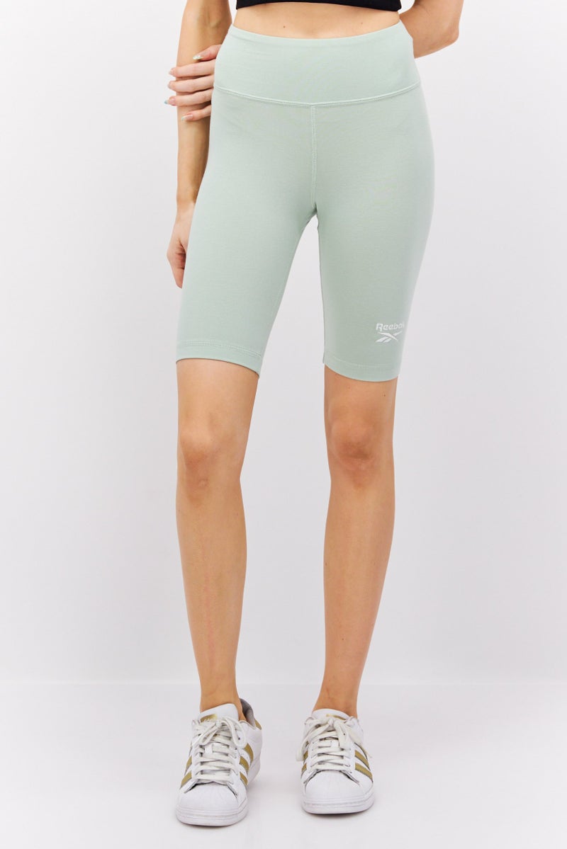 Reebok Women Sportswear Fit Training Shorts, Sage Green  - Image 1