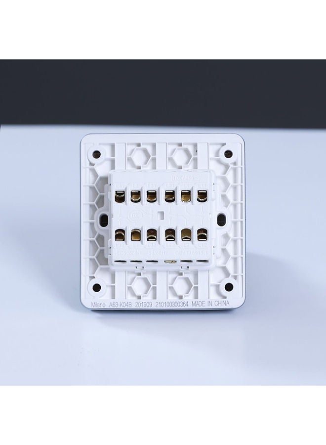 DANUBE HOME Danube Home - Milano 10A 4 Gang 2 Way Switch Sl Ps - Image 4