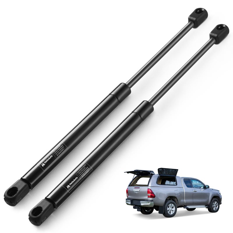 HelloAuto C16-22331 16 inch 45 lbs/200N Leer Truck Cap Struts, 15.7" Lift Support C16-33310 Gas Shocks for Leer are ATC Camper Shell Topper Rear Window Truck Canopy Cover, Pack of 2 - Image 1
