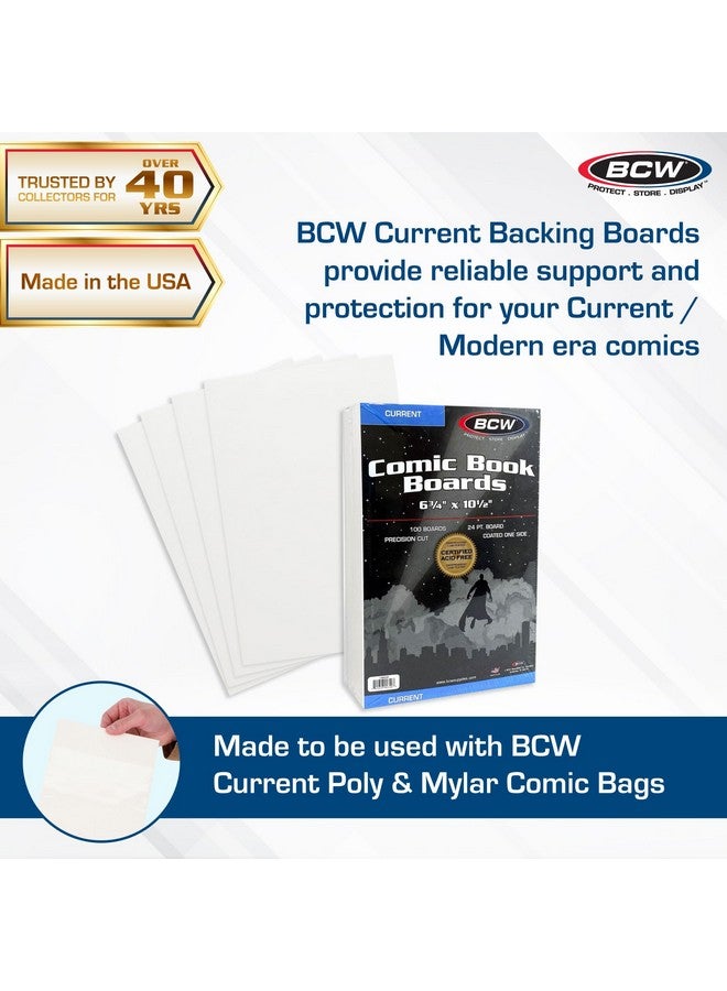 BCW Current Comic Book Backing Boards - 200 Count by BCW - Image 2