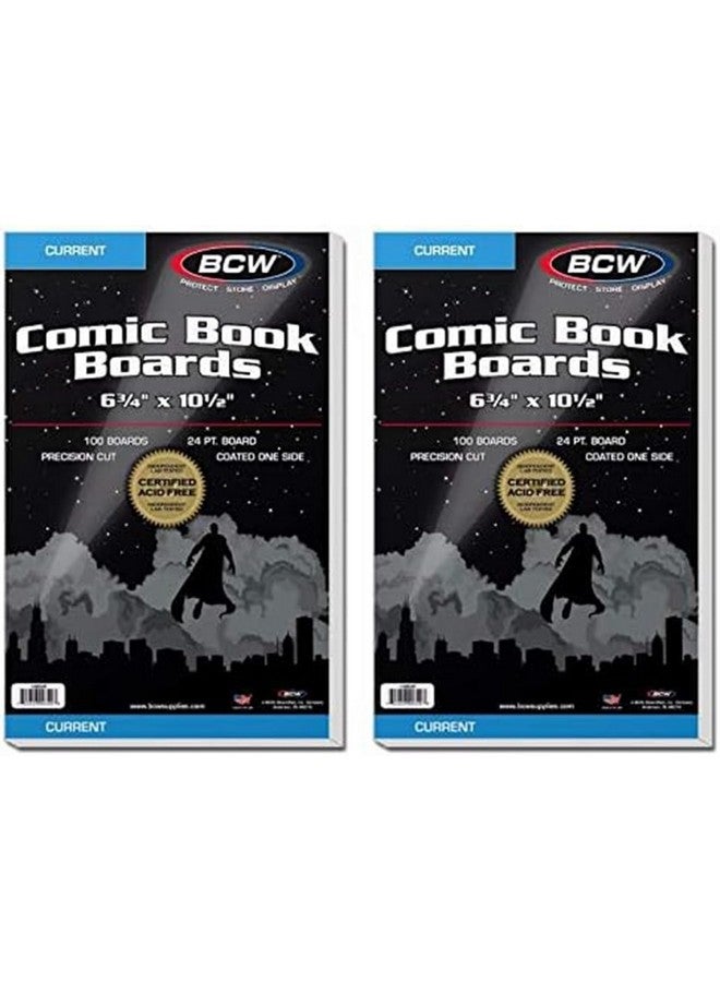 BCW Current Comic Book Backing Boards - 200 Count by BCW - Image 1