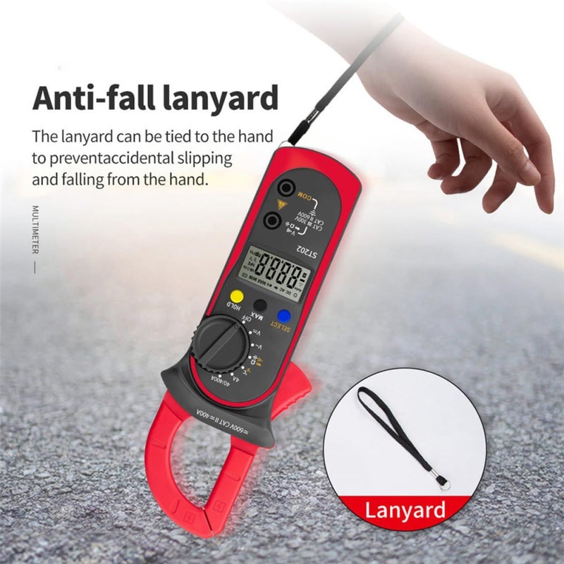 Digital Clamp Current Multimeter Auto Range AC DC Voltage Tester For Electrician - Image 4