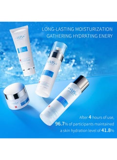 +WIS+ +WIS+ Moisturizing 4-Piece Skin Care Set - with Facial Cleanser, Toner, Lotion, Cream for for Cleansing, Hydration, Repair and Anti Aging  - Image 2