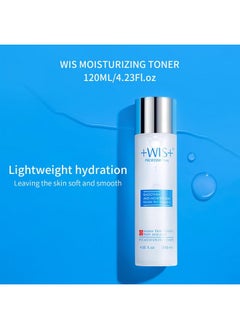 +WIS+ +WIS+ Moisturizing 4-Piece Skin Care Set - with Facial Cleanser, Toner, Lotion, Cream for for Cleansing, Hydration, Repair and Anti Aging  - Image 4
