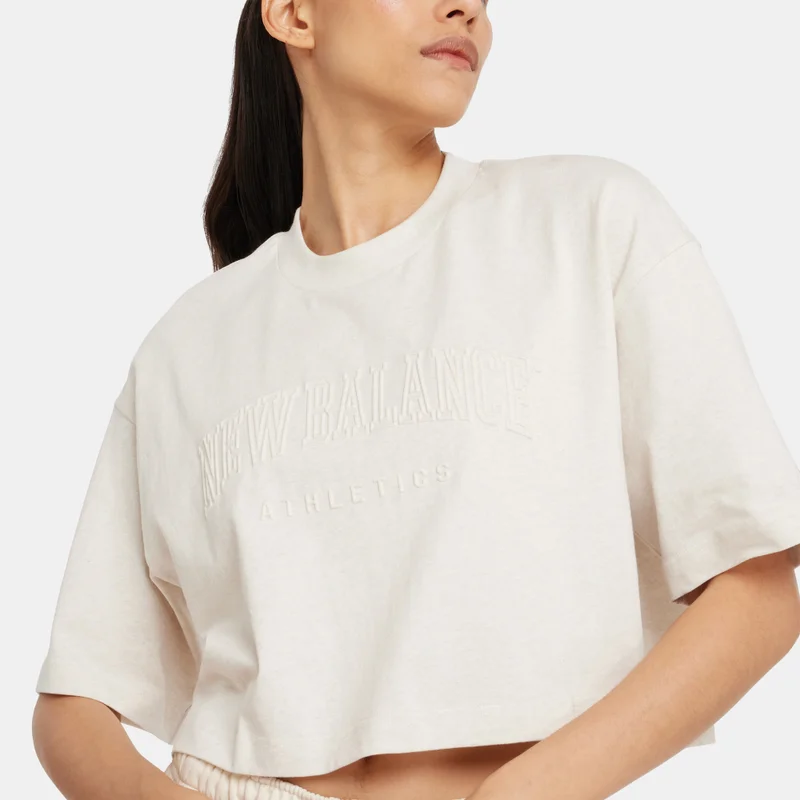New Balance Women's Embossed Graphic Jersey T-Shirt