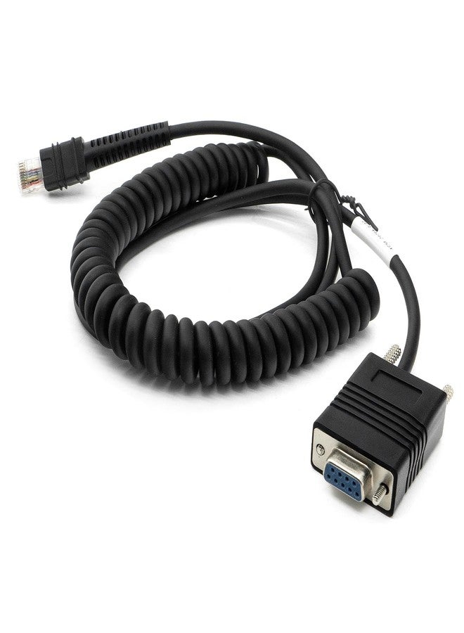 CBA-RF2-C09ZAR RS232 Cable, DB9 Female Connector, for Zebra LI3608 LI3678 DS3600-KD DS3608 DS3678 Barcode Scanner, Power Pin 9, 9ft (2.8m) Coiled
