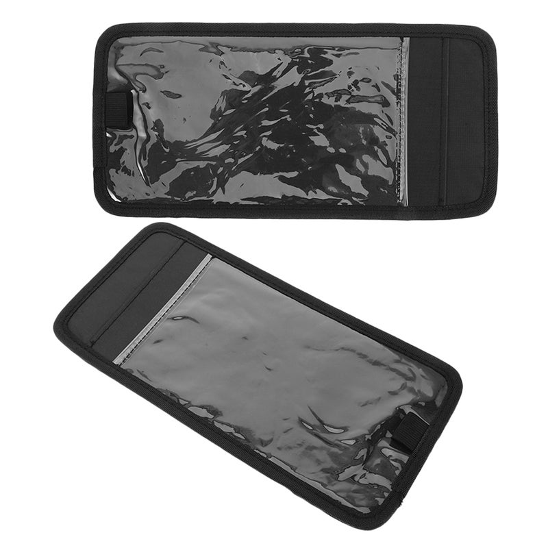 2pcs Car Visor Organizer Protective Holder Auto Card Clip Handicap Parking Holder Disability Holder For Cards And Receipts - Image 1
