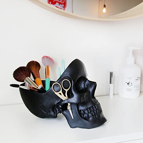 Suck UK Skull Key Bowl - Halloween Decor - Key Dish Organiser - Trinket Bowl For Keys - Gothic Jewellery Box - Skull Desk Accessories - Gothic Home Decor - Goth Gifts - Desk Tidy Organiser - Black - Image 5