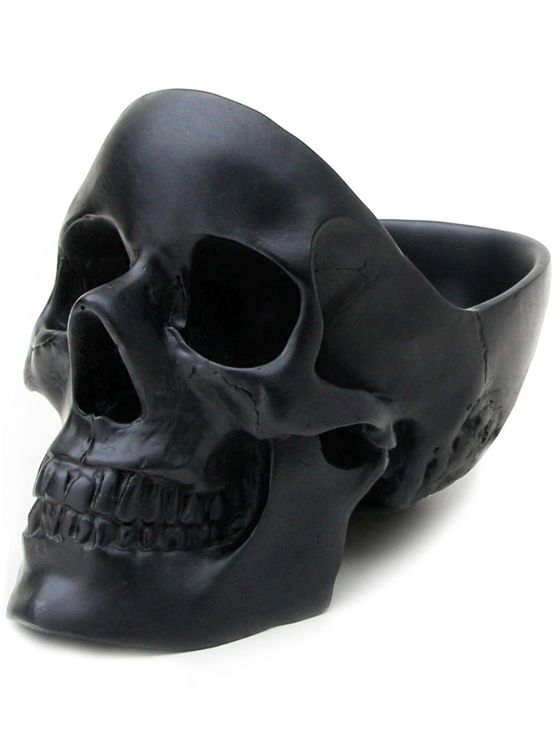 Suck UK Skull Key Bowl - Halloween Decor - Key Dish Organiser - Trinket Bowl For Keys - Gothic Jewellery Box - Skull Desk Accessories - Gothic Home Decor - Goth Gifts - Desk Tidy Organiser - Black - Image 1
