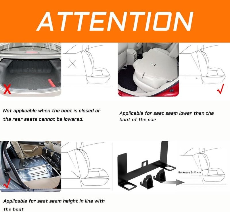 NORTHYUN Car Seat LATCH Anchor Hooks, ISOFIX Child Safety Seat Mount Bracket Steel Latch Interface for ISOFIX Belt Connector - Image 3
