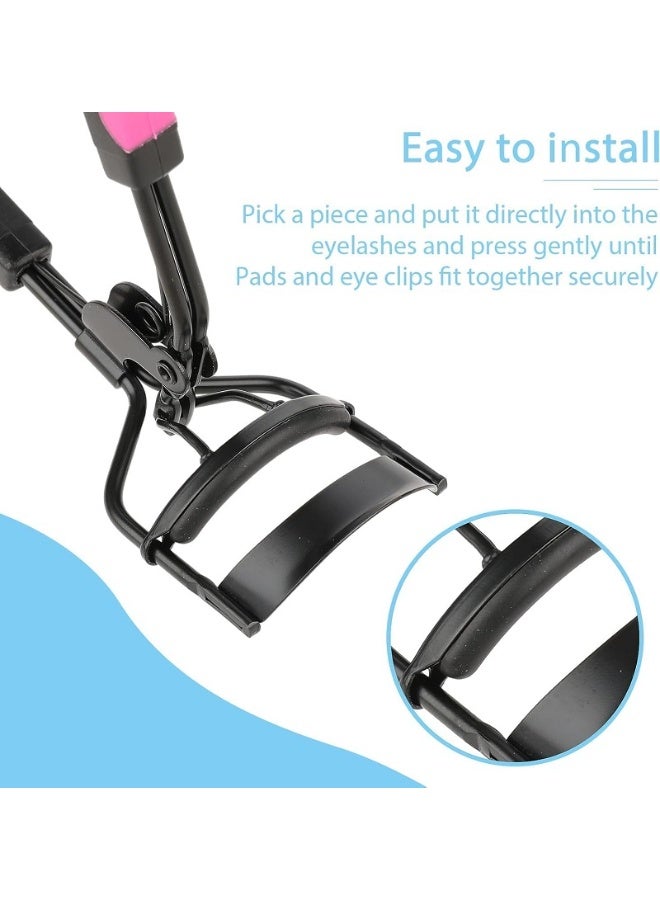 أداة تجعيد الرموش الاحترافية – تصميم فخم من الفولاذ المقاوم للصدأ مع وسادة سيليكون ناعمة لتجعيد مثالي وثابت يدوم طوال اليوم لإطلالة عيون ساحرة وطبيعية (متعدد الالوان) قطعة واحدة - Image 5