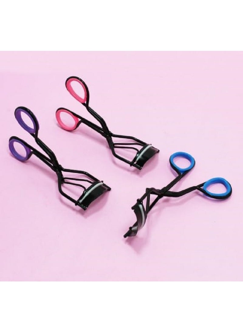 أداة تجعيد الرموش الاحترافية – تصميم فخم من الفولاذ المقاوم للصدأ مع وسادة سيليكون ناعمة لتجعيد مثالي وثابت يدوم طوال اليوم لإطلالة عيون ساحرة وطبيعية (متعدد الالوان) قطعة واحدة - Image 2