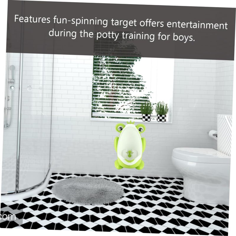 Rotating Water Wheel Cartoon Design Boy Urinal Mounted Space Saving Potty Training - Image 3