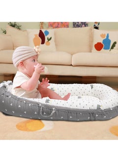 Generic Baby Lounger for Newborn Cover - Newborn Lounger for 0-12 Months, Breathable & Portable Infant Lounger - Adjustable Cotton Soft Baby Floor Seat for Travel, Newborn Essentials  - Image 2