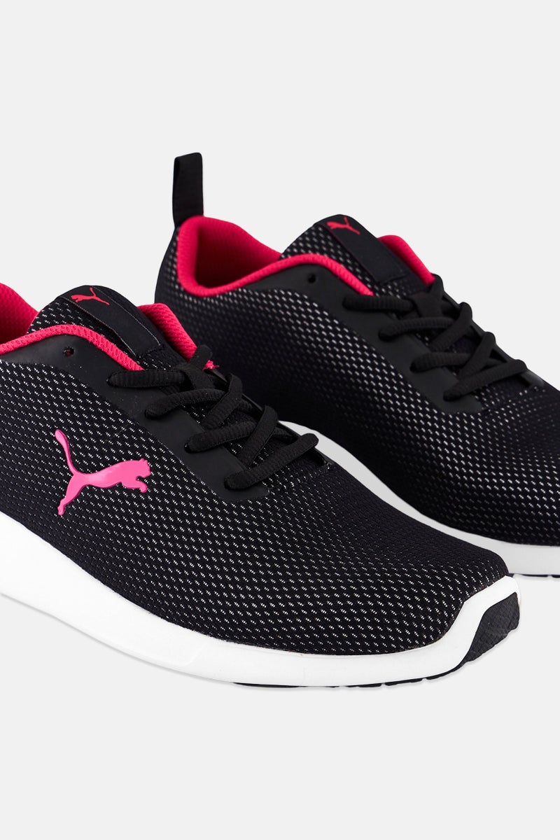 PUMA Women Lace Up Outdoor Shoes, Black - Image 3