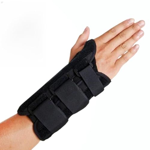 NUCARTURE Wrist support for Pain Relief Carpel Tunnel Thumb Support for Men & Women Wrist Splint Brace Protector with Adjustable Compression Straps Thumb stabilizer Tunnel Syndrome (Right Hand) - Image 1