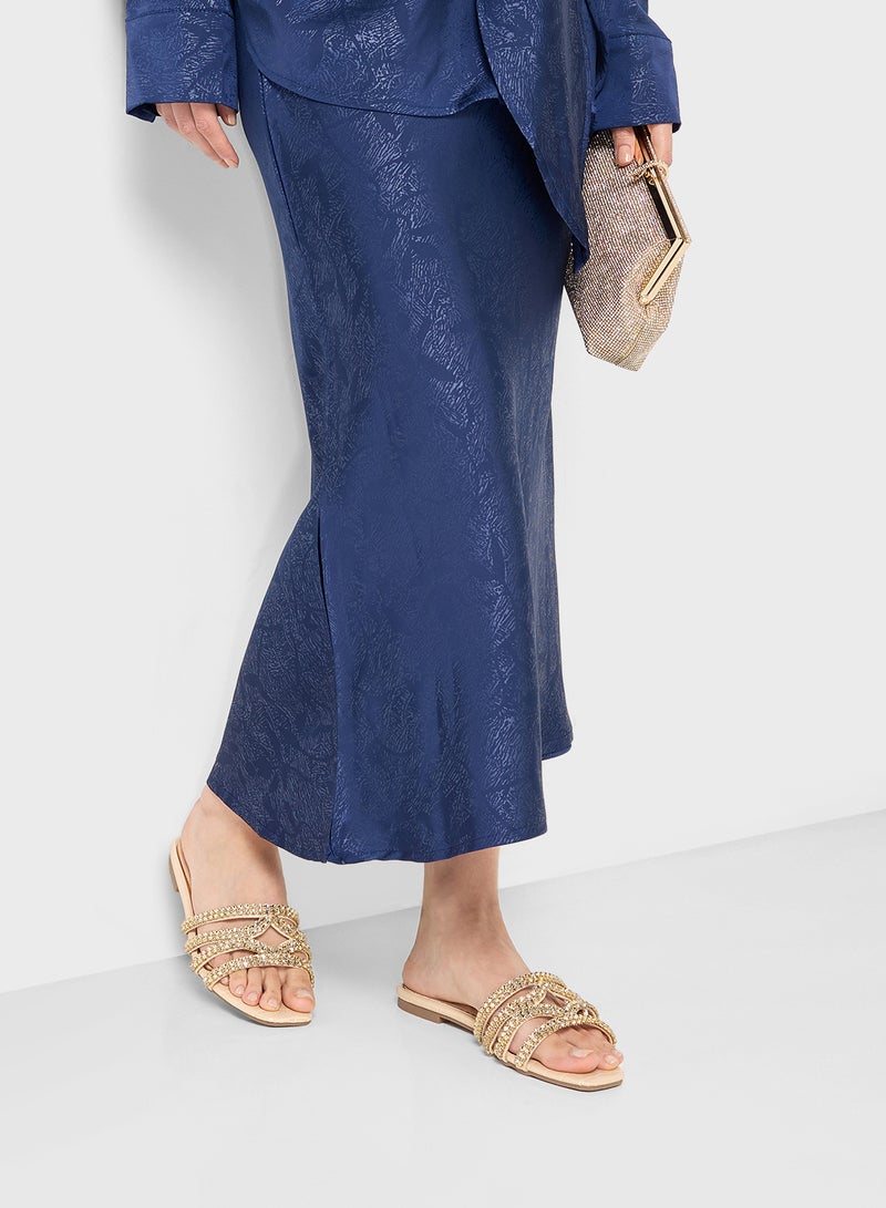 خزانة صندل فلات لامع - Image 5