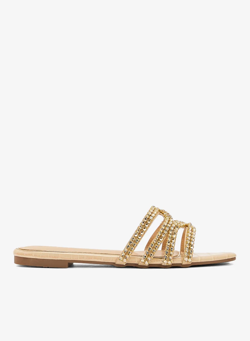 Khizana Embellished Flat Sandals