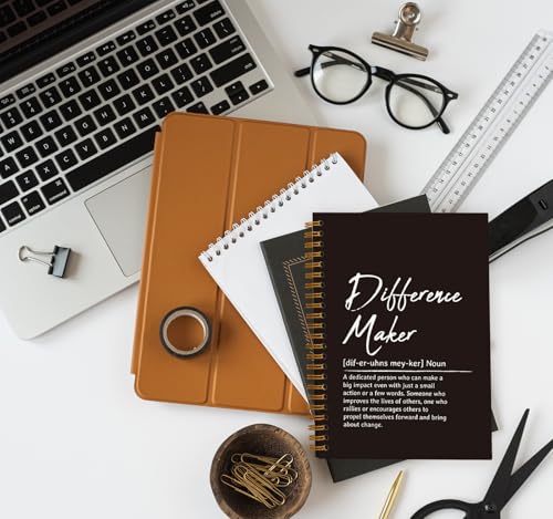 OXW Difference Maker Gift Notebook Journal, Cool Gifts for Bosses Coworkers, Boss Gifts, Thank You Gifts for Women Men Employee Teacher, Appreciation Gifts for Boss Leader Mentor Manager Coach(5.5'' X 8.3'') - Image 5