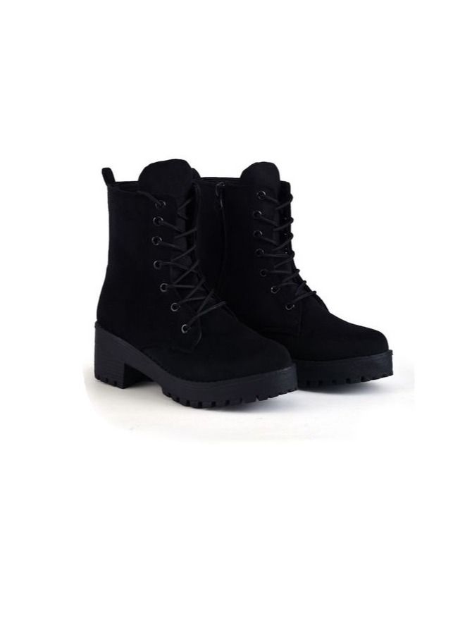 LIFESTYLISH Lifestylish Beada E-17 with His Hand Stylish suede by Ligament - Black  - Image 2