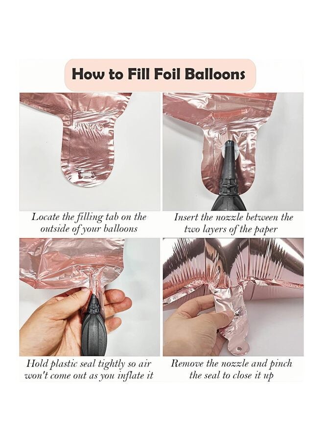 زينة عيد الميلاد، بما في ذلك زينة كعكة عيد الميلاد الأربعين، وشاح الملكة مع دبوس، تاج أحجار الراين الجميل، مجموعة شموع وبالونات رقمية، لون ذهبي وردي - Image 5